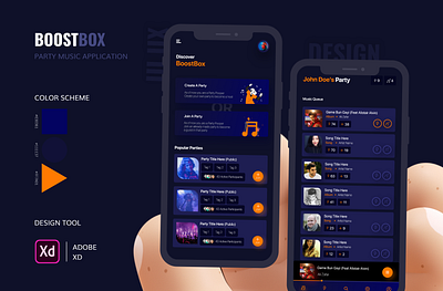MUSIC APP design graphic design mobile app design music music app music player party songs ui ui ux ui ux design uidesign userinterface