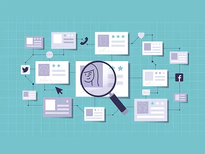 Marketing tools pt. 2 business icon illustration marketing social media technology ui