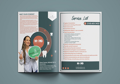 Dental Care Service Flyer | Two Side Flyer Design amazing work branding dental flyer flyer design flyers design graphic design healtcare flyer logo service flyer service flyr design