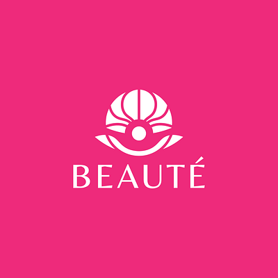 Beauté Concept Logo beauty branding creative design flat graphic design illustrator logo logodesign minimal minimalist pink