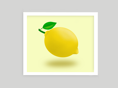 Lemon digital art drawing food graphic design illustration lemon minimal natural nature