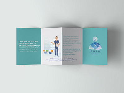 Patients Adherence Improvement Network - Foldable Brochure branding colombia design graphic design illustration logo typography vector