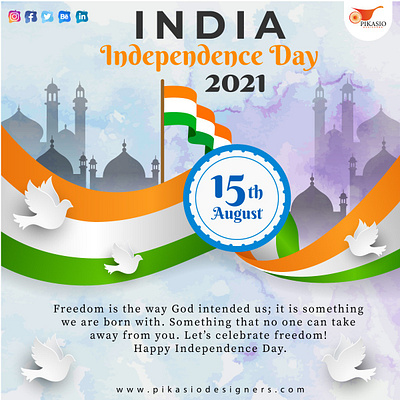 15th August Independence day India post brand design branding design graphic design illustration logo logodesign ui ux vector