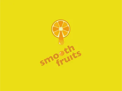 Logo for fruit juice company: Smooth Fruits daily logo challenge dailylogochallenge design logo smooth fruits