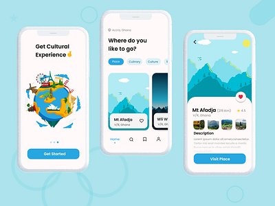 Travel App app design in africa app design in ghana best app design best ui exploration app explore explore africa explore app explore the world new uxui design onboarding todays mobile desigb todays uiux design tour app tourist app travel travel app travel app in africa travel app in ghana trending uxui mobile design