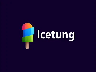Ice Logo Design branding coreldraw design forsale good ice icecream illustration ilustrator logo nice ui