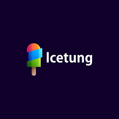 Ice Logo Design branding coreldraw design forsale good ice icecream illustration ilustrator logo nice ui