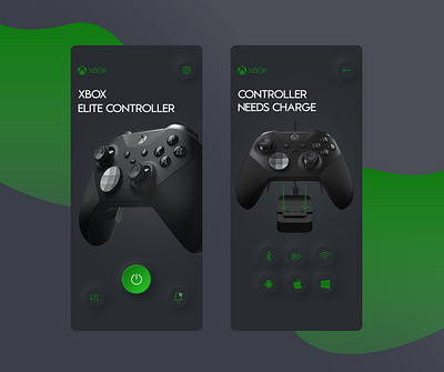 XBOX Controller App app design neumorphism ui xbox xbox controller