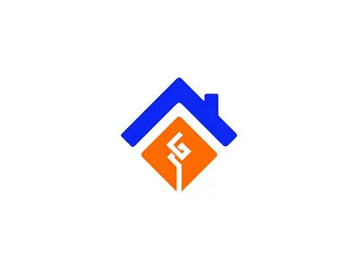Electric House branding corporate design corporate logo design dual meaning electric factory flat design logo graphic design house lamp lighting logo