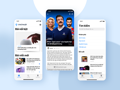News App Concept for Blog app app design design mobile app news news app ui