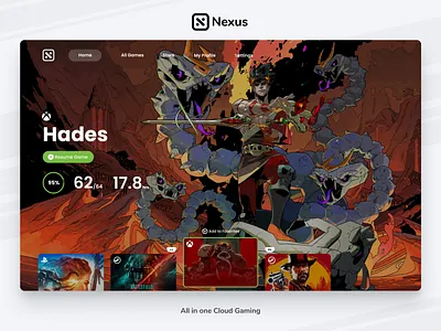 Nexus - Rebound #2 - Xbox Game desktop game gaming hades minimal pc playstation playstation5 ps5 steam xbox