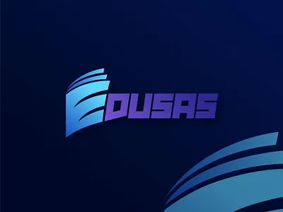 Educational Logo || Edusas abstract app beautiful community education education logo happy kids learn learning logotype makeup mark online school teaching