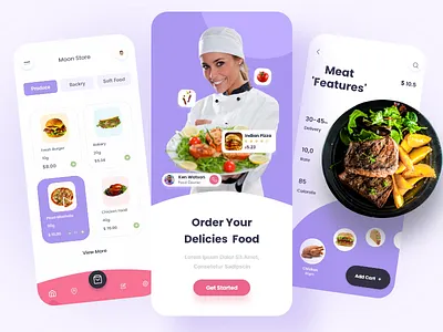 Food delivery app🍔 burger app chef app delivery app eat eating food food and drink food delivery food delivery aplecation food delivery app food delivery services food design food order mobile app pizza recipe app restaurant app tra ui ux