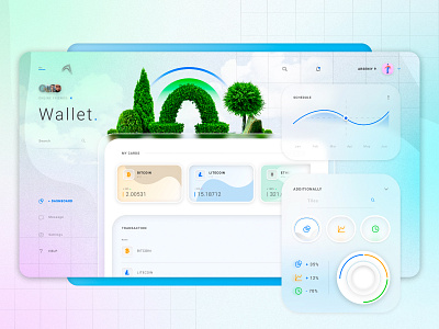 — Sunny Drive / DASHBOARD / 2021 app cards crypto crypto wallet cryptocurrency dash dashboard dashboard design design desktop figma interface photoshop sunny ui user ux wallet web web design