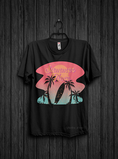 Summer Time ai branding cool design fashion graphic design illustration ui vector