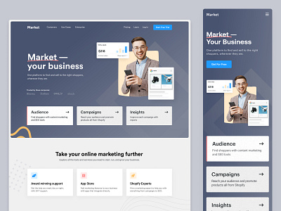 SaaS Landing Page agency business conversion design education header health landing landingpage marketing optimization saas shopify software travel ui ux web web design webflow website