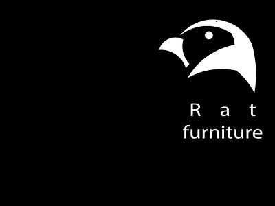 Rat furniture branding design illustration logo vector