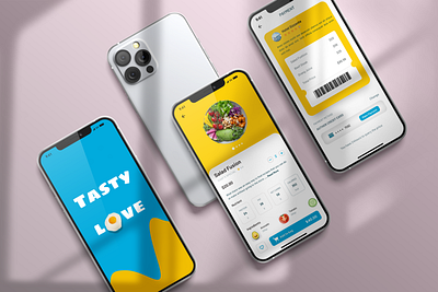 Food App - Payment 3d design graphic design logo ui ux