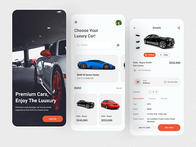 Car Shop App airgarage mobile app car booking app car call seinfeld car marketplace app car rental app car shop app 🏎️ car store mobile app car warranty app e commerce app luxury car rental app concept premium car rental app ui