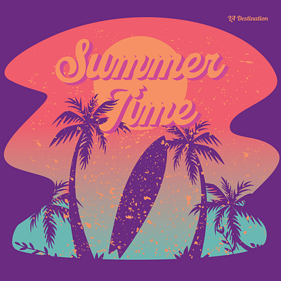 Summer Time ai beach beautiful branding cool design graphic design illustration instagram summer summertime summervibes sun sunset surf surfing travel tree ui vector