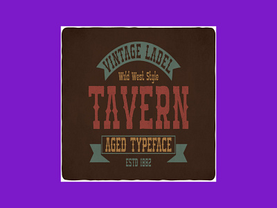 Tavern Font Bundle: Tavern Typeface + Illustrations tavern typeface