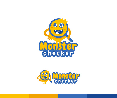 Monster Checker Logo behance business logo cartoon logo checker logo creative logo dribble fiverr flickr graphbia icon logo logo maker logo type logoinspiration modern logo monster logo search logo upwork vector