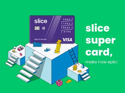 slice super card! graphic design ill illustration illustration art illustrator newspaperad print printmedia vector illustration vectorart