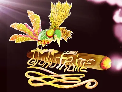 Gluau Fruité By MrQ graphic design identitydesign illustration illustrator