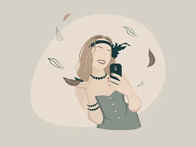 Faceless portrait digital faceless graphic design illustration portrait vector