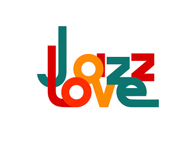 Love Jazz concept design jazz jazzlover lettering love music musical musiclover orchestra typography vector