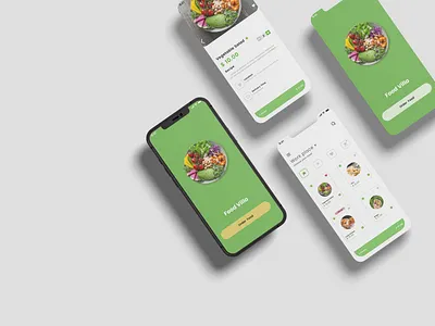 Food Villa App app design graphic design ui