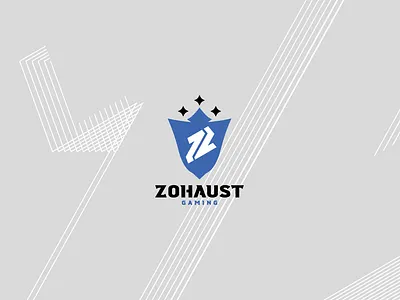 ZOHAUST logo - FOR SALE branding design escudo esports gaming logo mascot shield team ui vector