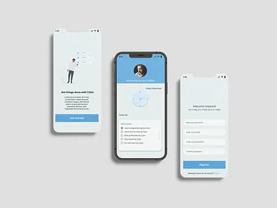 ToDo App app design graphic design ui
