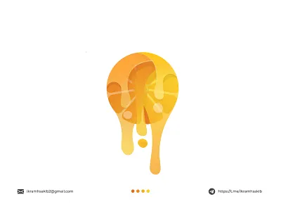 Orange app brand identity branding business company design fresh fruit icon logo logo design modern modern logo nature orange