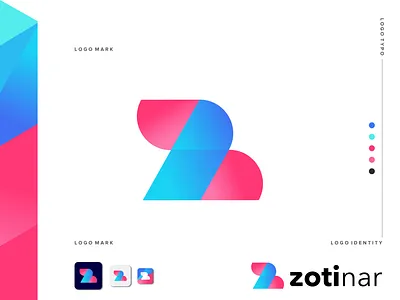 Zotinar Modern Logo Design abstract logo app logo branding creative logob design graphic design illustration logo logo design business logo identity brand design logofolio modern logo design templates z letter z letter logo zotinar modern logo design