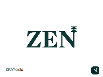 Zen Meditation Logo Design branding flat logo graphic design intuition kids lettermark logo logo design logodesign logos logotype meditation minimalist logo social media spiritual wellness wordmark yoga youtube cover zen