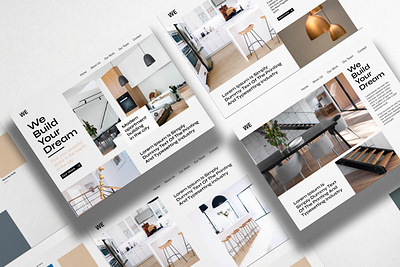 Building apartments company ( UI design ) branding design designinspiration typography ui uidesign userinterface uxui visual visualdesign