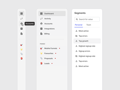 👆🏼 Sidebar Navigation animation app clean custom icon set dashboard design desktop application desktop navigation fintory icons illustration left navigation navigation navigation concept structure secondary sidebar sidebar ui user interface user interface visual design ux