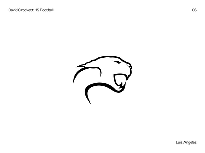 Logofolio Vol. Logo 6 bold brand branding cougar creative design football football team graphic design illustration logo logofolio logos nfl portfolio sport sport team team vector vectorart