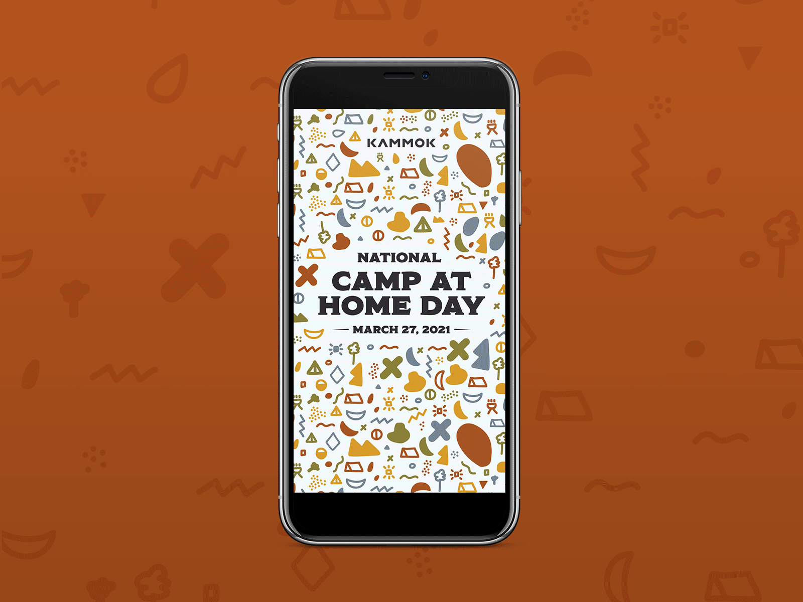 National Camp at Home Day - Motion Graphic animation camp at home design illustration kammok motion graphics national camp at home day photoshop