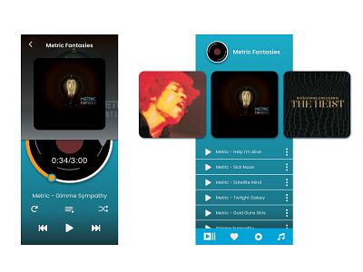 Daily UI Challenge Day 9 Music Player branding dailyui design graphic design illustration ui vector