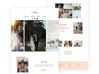 Photography web design 30 day challenge photography ui design uiux web design website