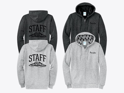 Mt Rainier Staff Hoodies Mock-up apparel design graphic design mockup mountain