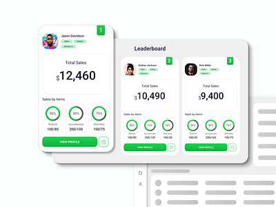 Daily UI #019 - Leaderboard design mobileapp ui ux web