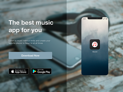 iSound (App Icon) app appmusic design icon music ui ux web website