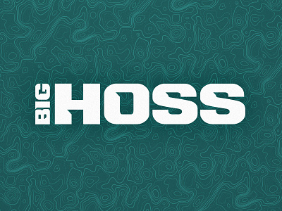 Big Hoss Font font football heavy logo soccer sports type typography vector