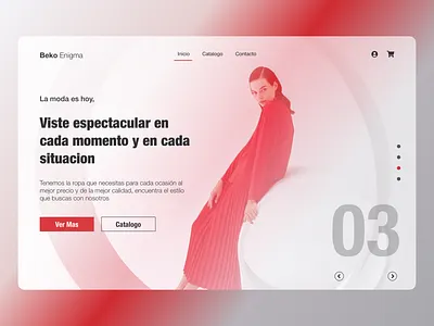 UI Beko Enigma branding design shop ui ux web website