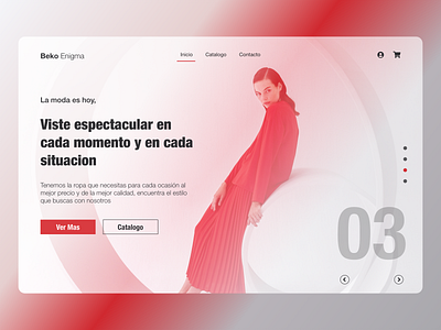 UI Beko Enigma branding design shop ui ux web website