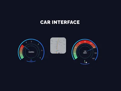 Car Interface UI Design branding brochure design dailyui design figma game design graphic design typography ui ui design ui designer uiui ux desginer web app design web development website design xd