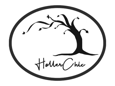 HollerChic Logo branding design graphic design logo